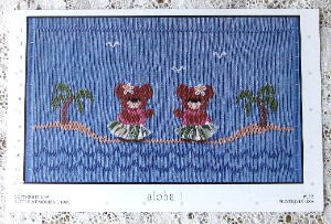 Little Memories Smocking Plate Aloha! 082 OOP